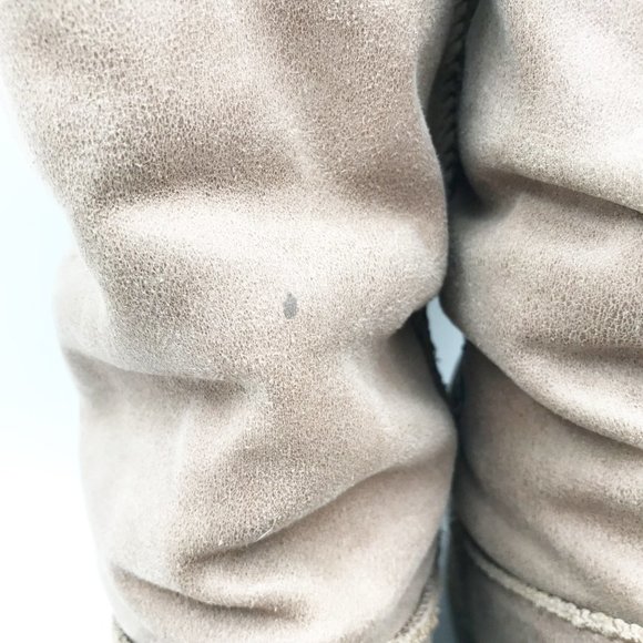 SKECHERS Keepsakes 2.0 Upland Natural Suede Fur Lined Winter Boots Womens 11 - Picture 10 of 14